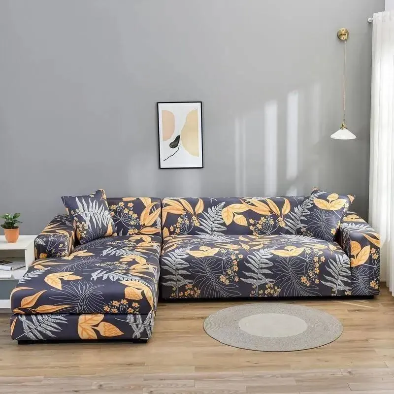 Motif Forest - Housse de Canapé d’Angle Extensible