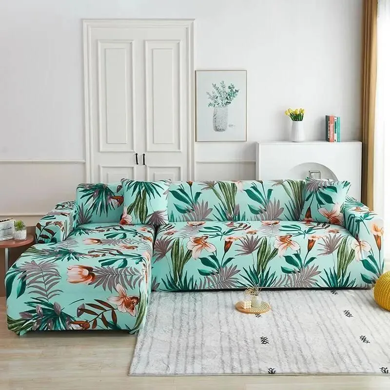 Motif Ile - Housse de Canapé d’Angle Extensible