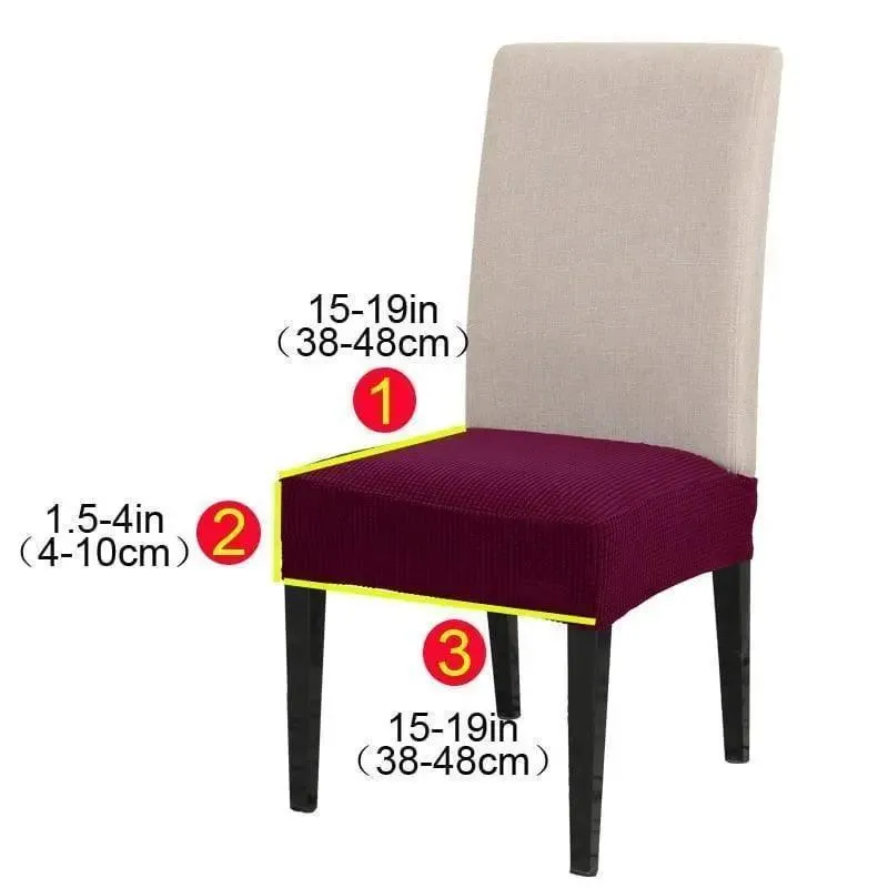 Housse de Chaise Assise Jaune