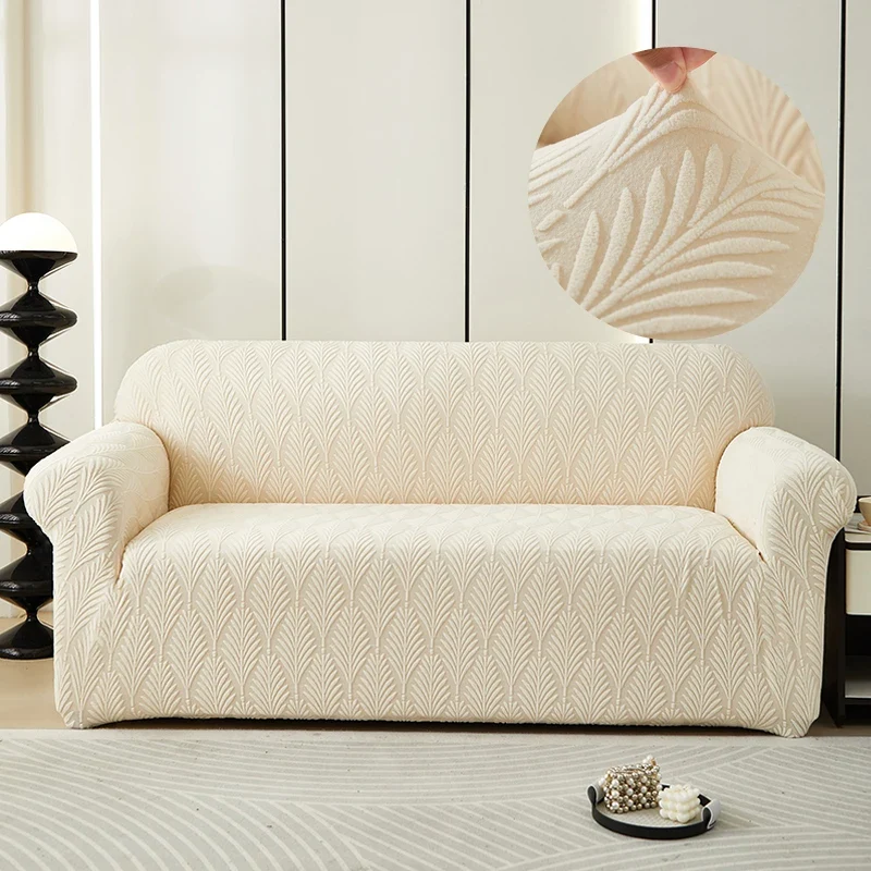 Housse De Canapé Jacquard Lys