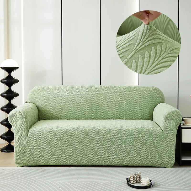 Housse De Canapé Jacquard Lys