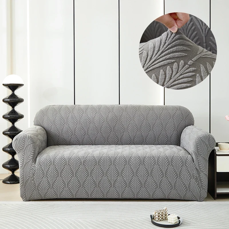 Housse De Canapé Jacquard Lys