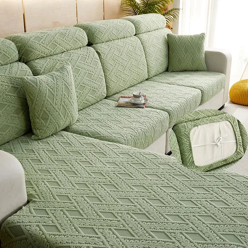Housse D'assise De Canapé "Nola" Vert Amande