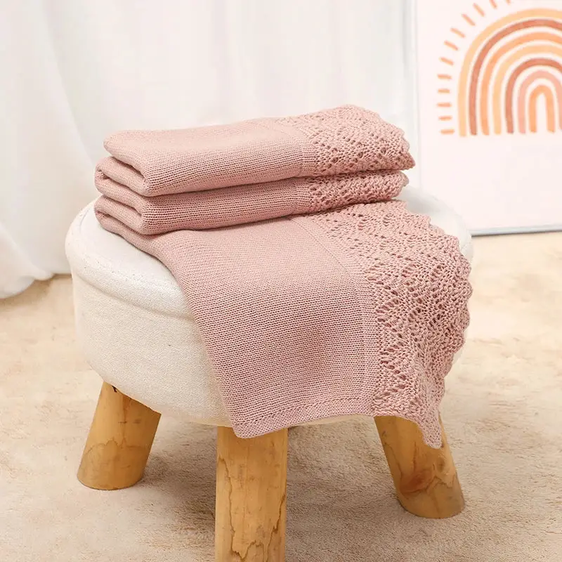 Couverture Bebe en Tricot