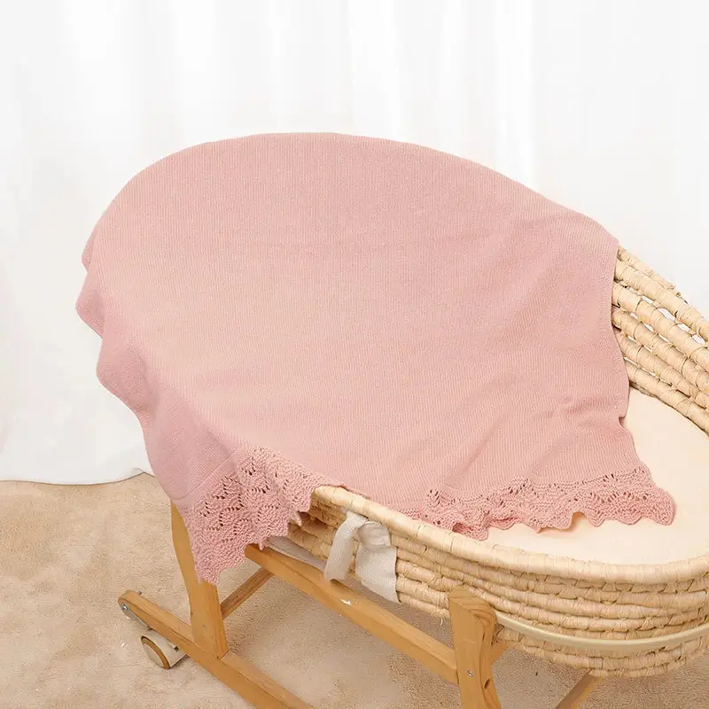 Couverture Bebe en Tricot