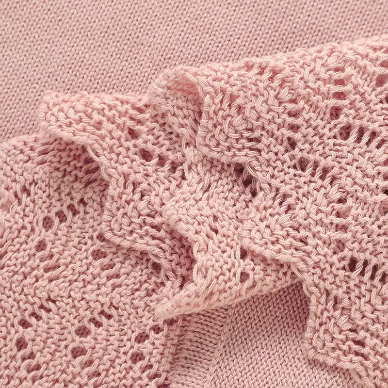 Couverture Bebe en Tricot