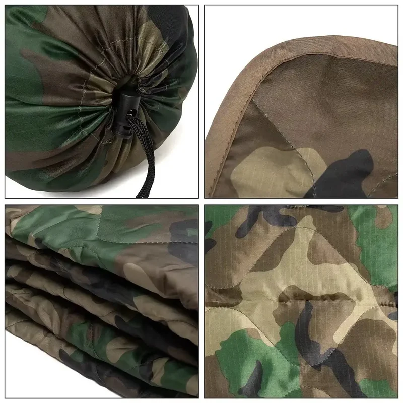 Couverture militaire en polyester et coton 150x200 cm
