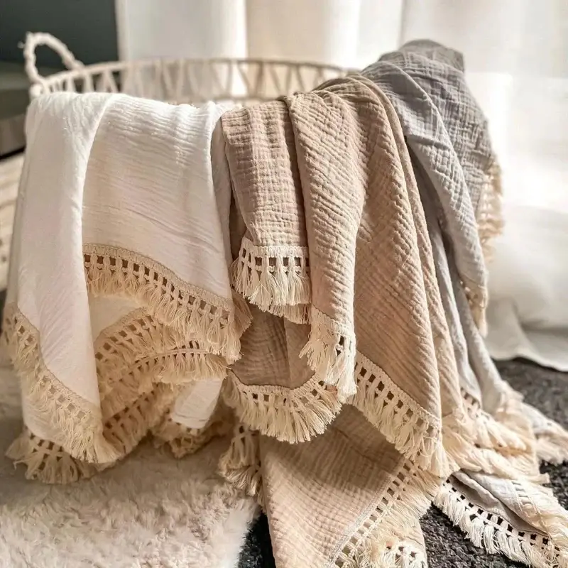 Couverture Bebe en Coton