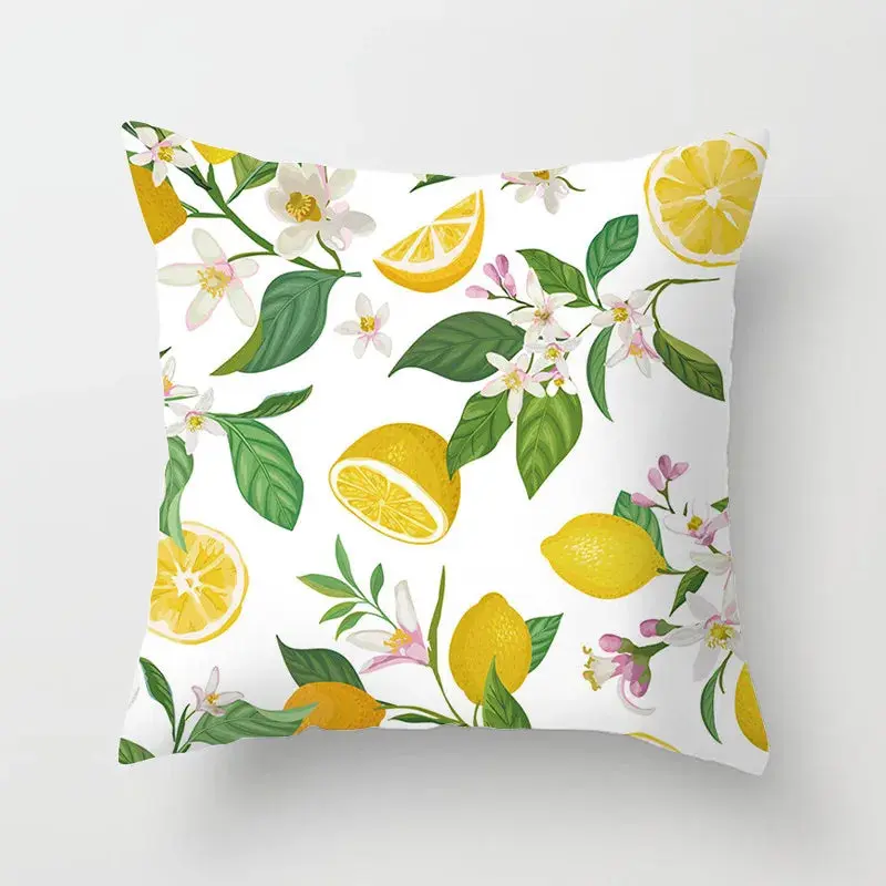 Taie D'Oreiller Imprimée Polyester LEMONA