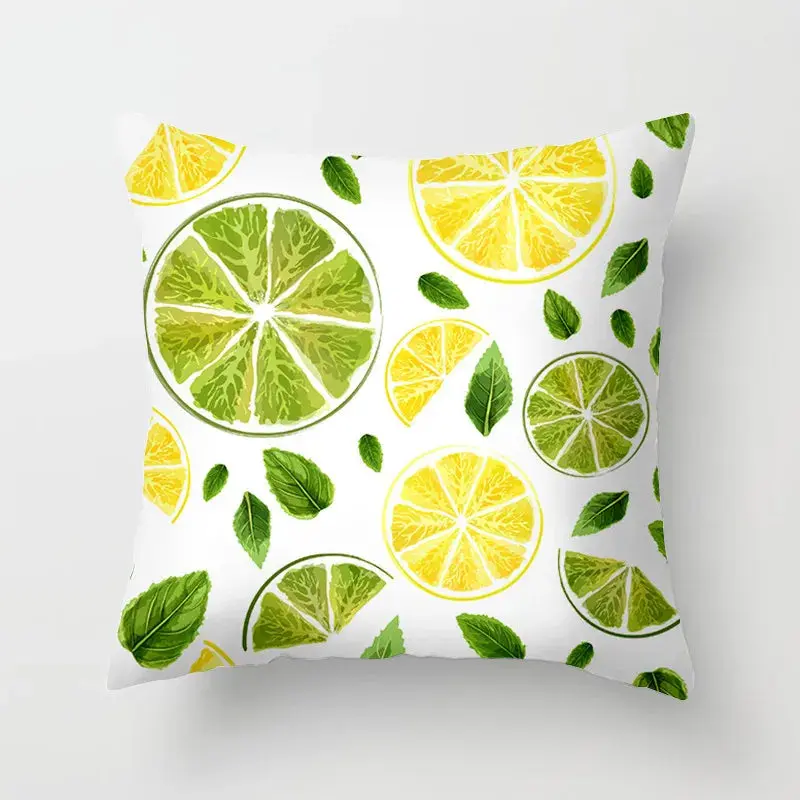 Taie D'Oreiller Imprimée Polyester LEMONA