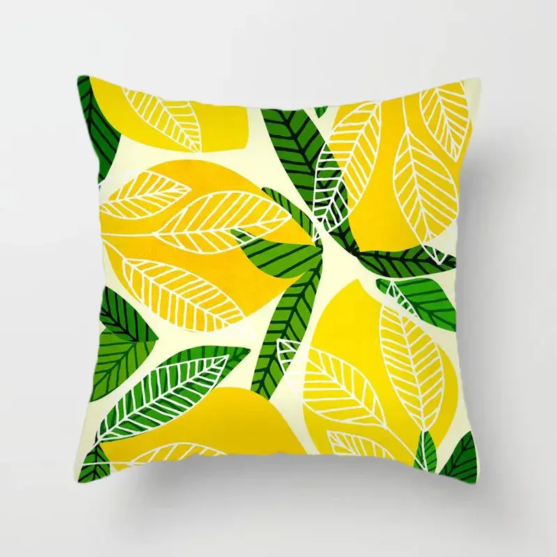 Taie D'Oreiller Imprimée Polyester LEMONA
