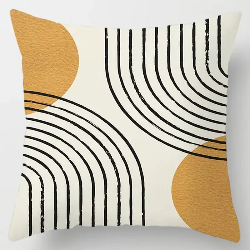 Housse de Coussin Abstrait POLENA