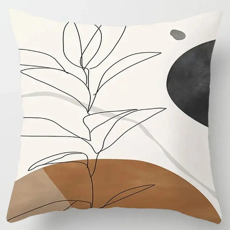 Housse de Coussin Abstrait POLENA