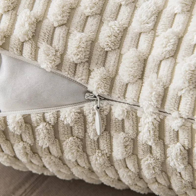 Housse de Coussin Velours Côtelé STRIPEO