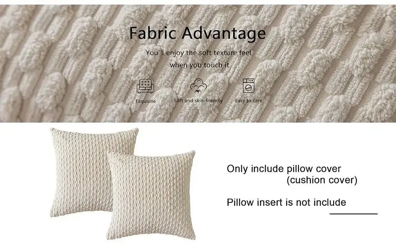 Housse de Coussin Velours Côtelé STRIPEO