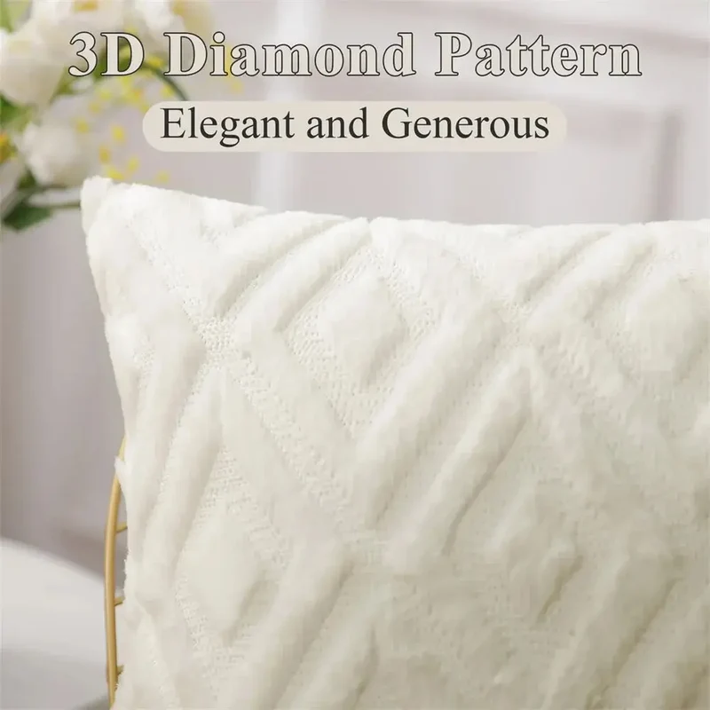 Housse de Coussin Coton Doux OLIVIO