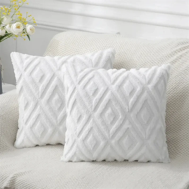 Housse de Coussin Coton Doux OLIVIO