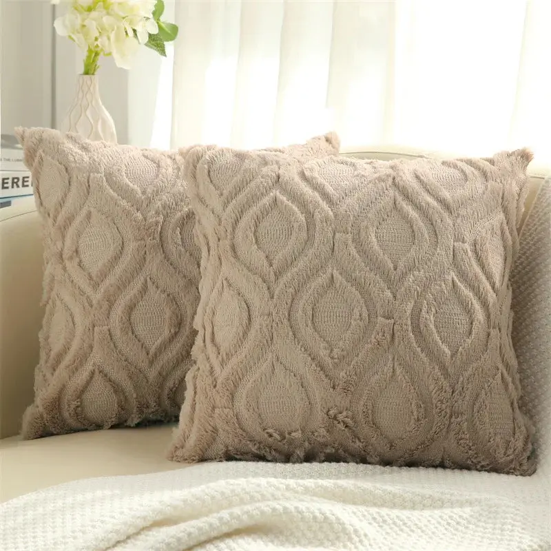 Housse de Coussin Coton Doux OLIVIO