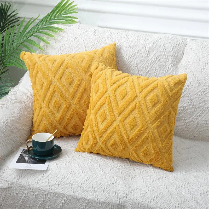 Housse de Coussin Coton Doux OLIVIO