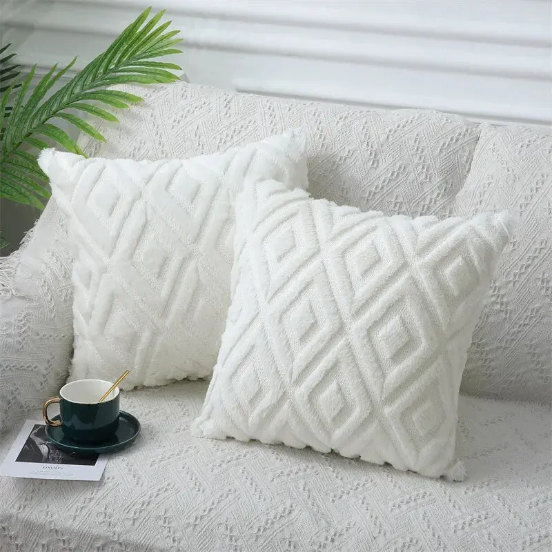 Housse de Coussin Coton Doux OLIVIO