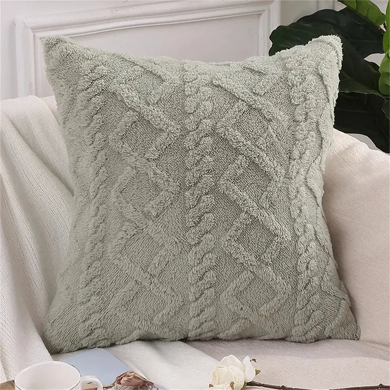Housse de Coussin Coton Doux OLIVIO