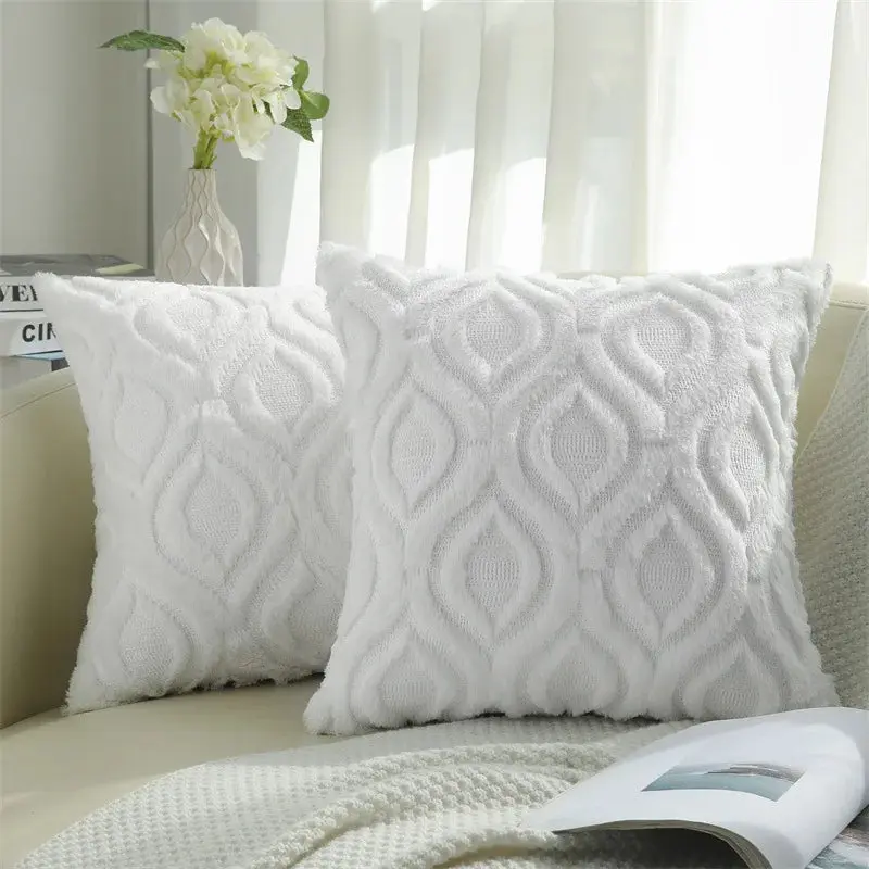 Housse de Coussin Coton Doux OLIVIO