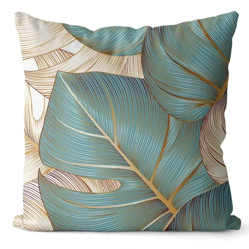 Coussin Ginkgo Géométrique POLYZEN