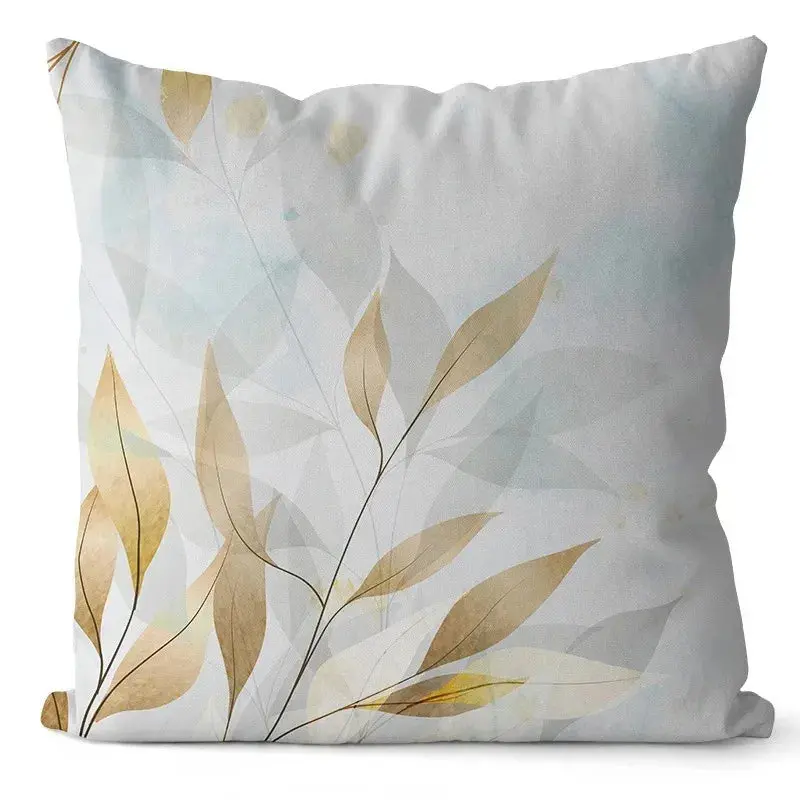 Coussin Ginkgo Géométrique POLYZEN