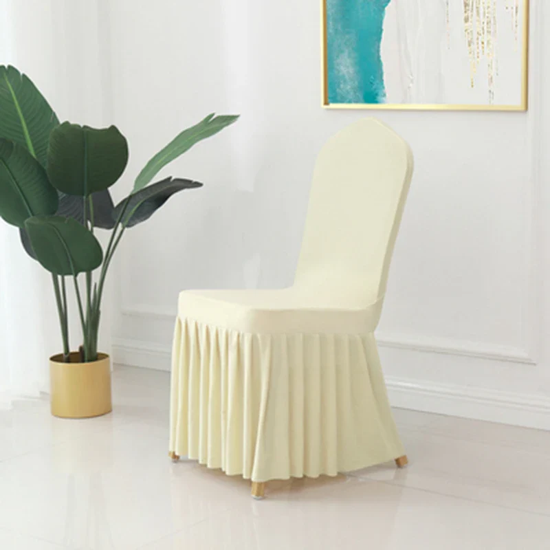 Lot de 100 Housses de Chaise Ivoire Pour Mariage