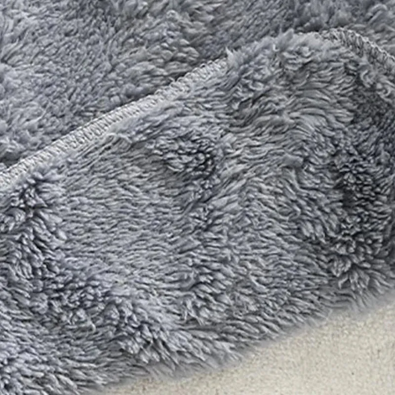Housse de Fauteuil Relax Polaire Gris
