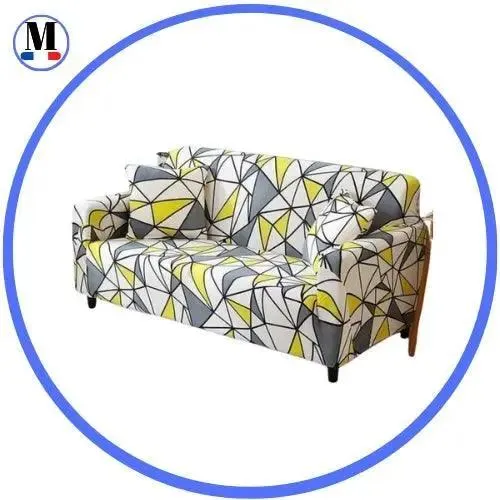 Motif Disignmobon - Housse de Canapé Extensible