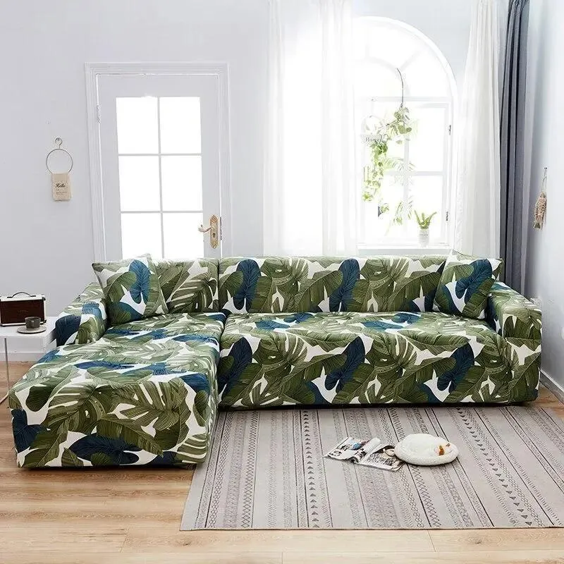 Motif Basis - Housse de Canapé d’Angle Extensible