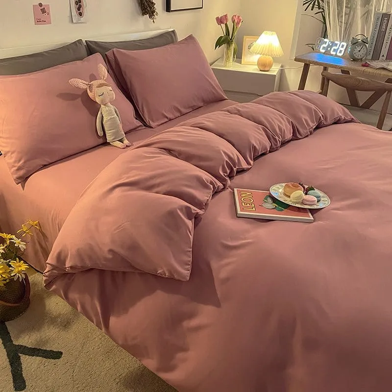 Rose - Housse de couette de qualité supérieure