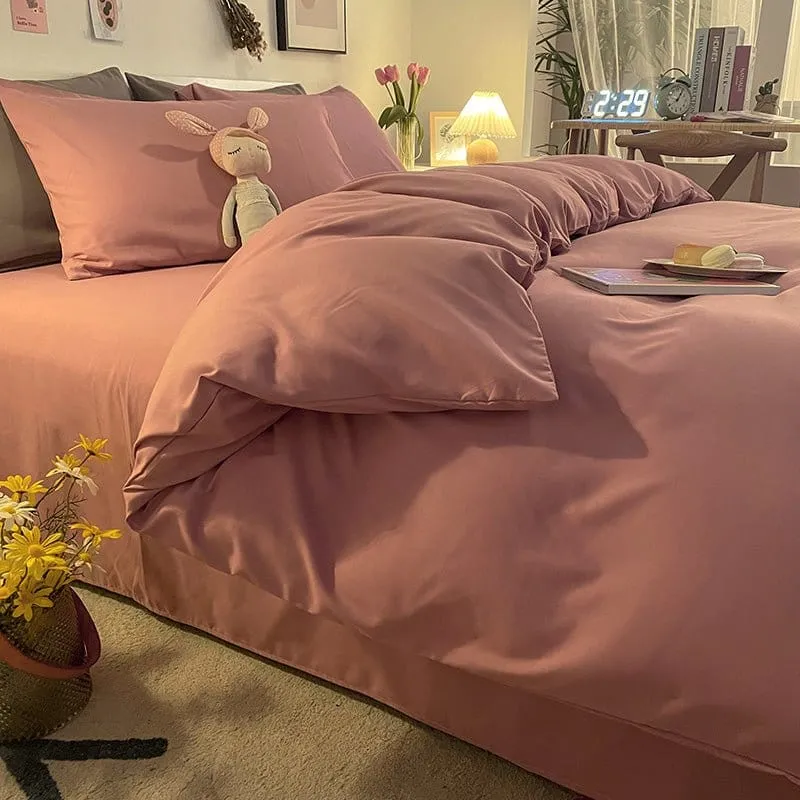 Rose - Housse de couette de qualité supérieure