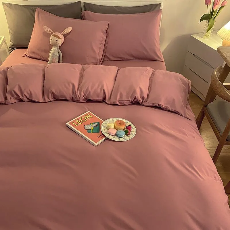 Rose - Housse de couette de qualité supérieure