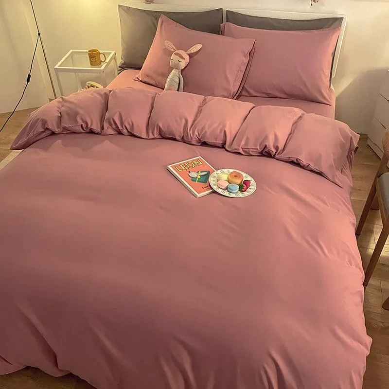 Rose - Housse de couette de qualité supérieure