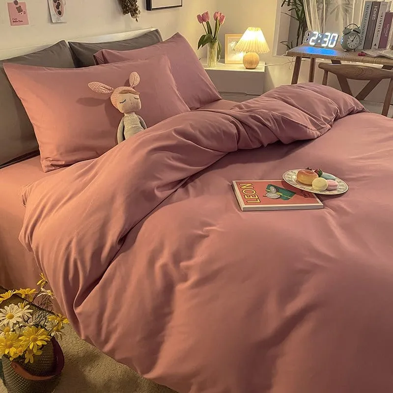 Rose - Housse de couette de qualité supérieure
