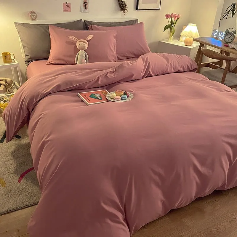 Rose - Housse de couette de qualité supérieure