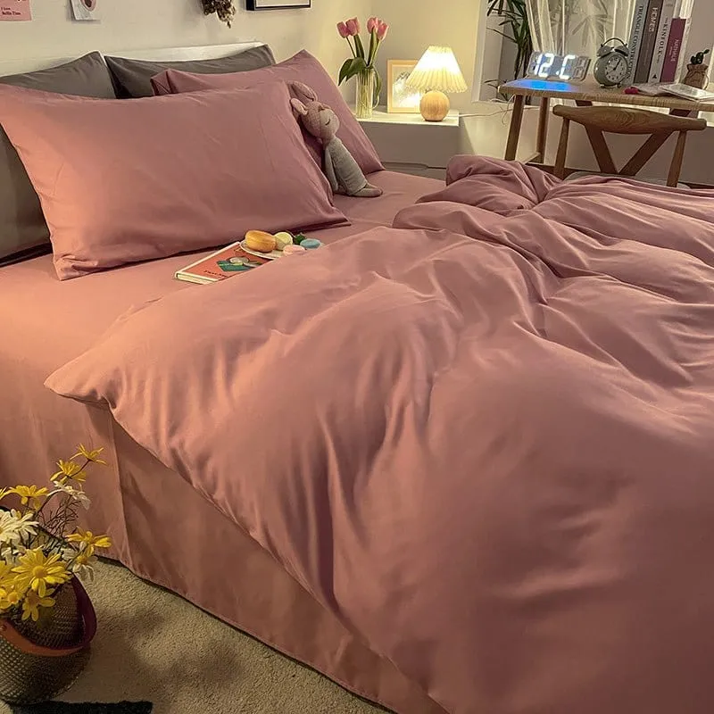 Rose - Housse de couette de qualité supérieure