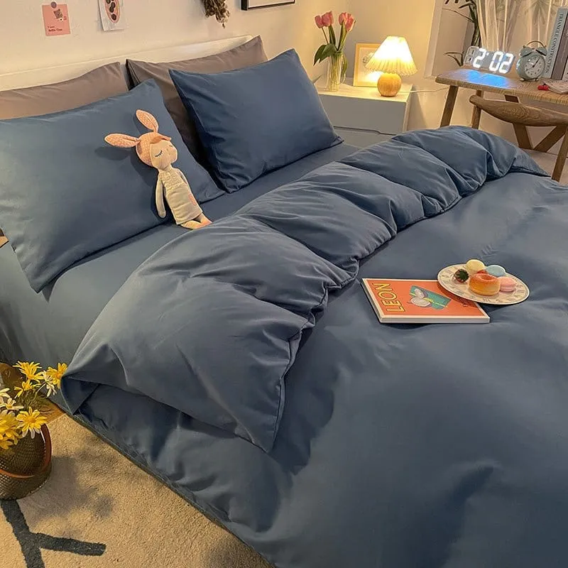 Bleu turquin - Housse de couette de qualité supérieure