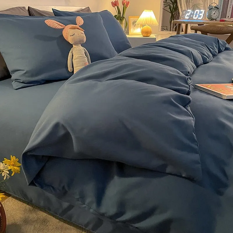 Bleu turquin - Housse de couette de qualité supérieure