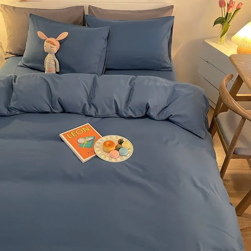 Bleu turquin - Housse de couette de qualité supérieure