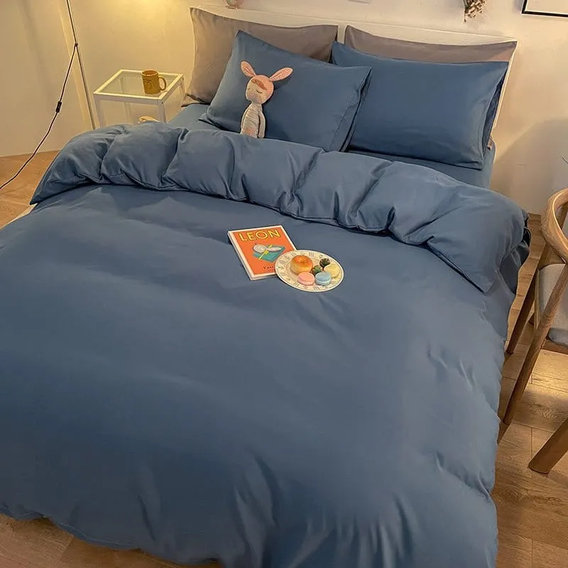 Bleu turquin - Housse de couette de qualité supérieure