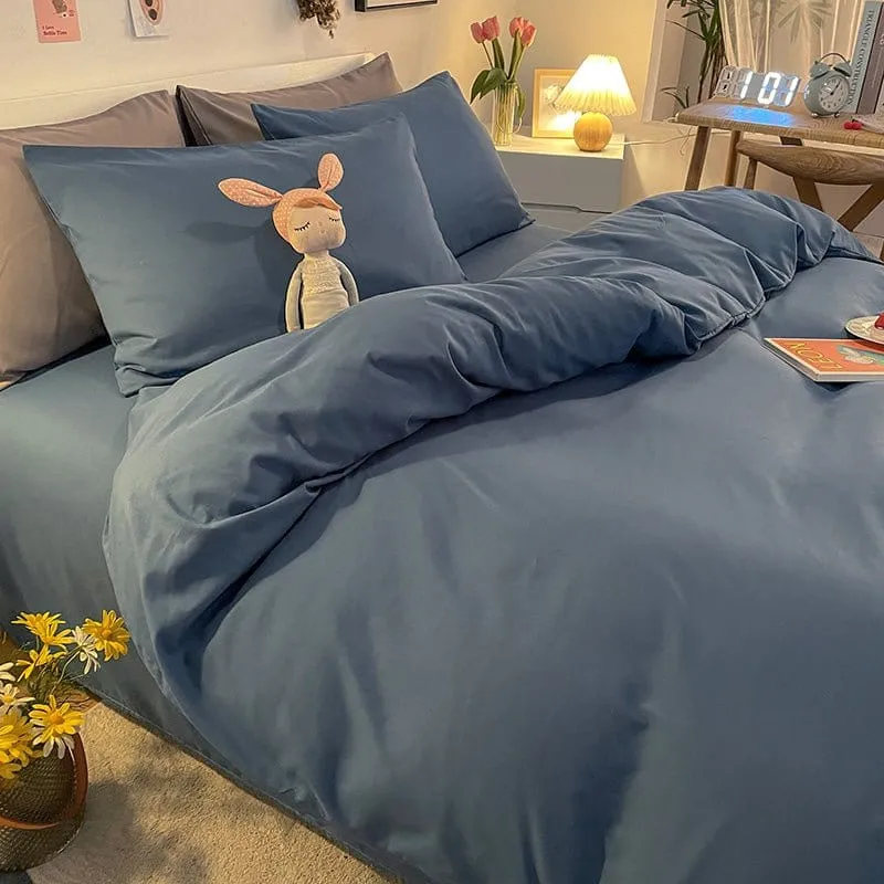 Bleu turquin - Housse de couette de qualité supérieure