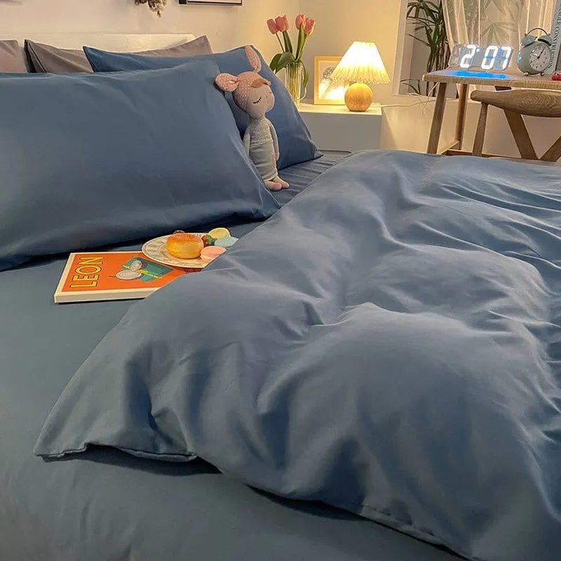 Bleu turquin - Housse de couette de qualité supérieure