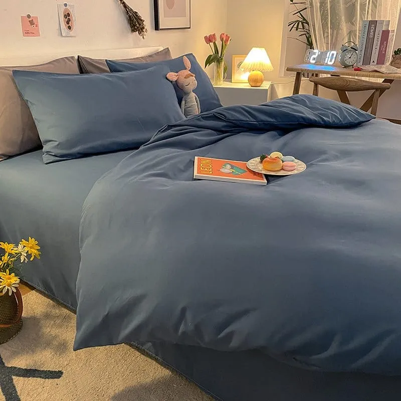 Bleu turquin - Housse de couette de qualité supérieure