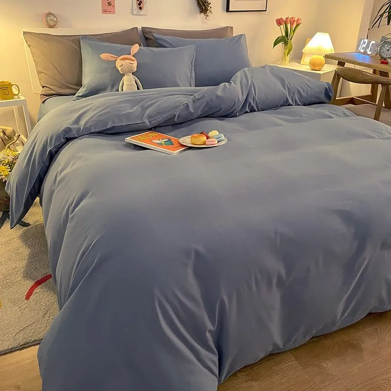 Bleu charrette - Housse de couette de qualité supérieure