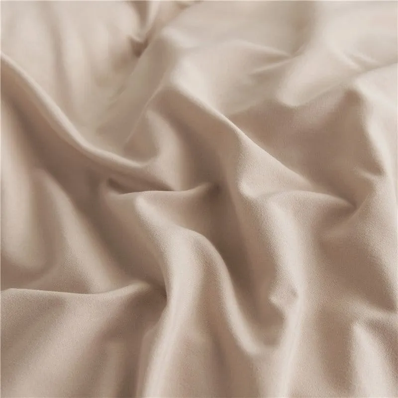Café - Drap housse / Housse de couette / 2 taies d'oreiller