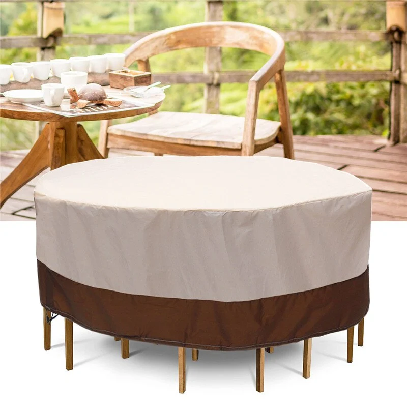 Housse de Table de Jardin Ronde