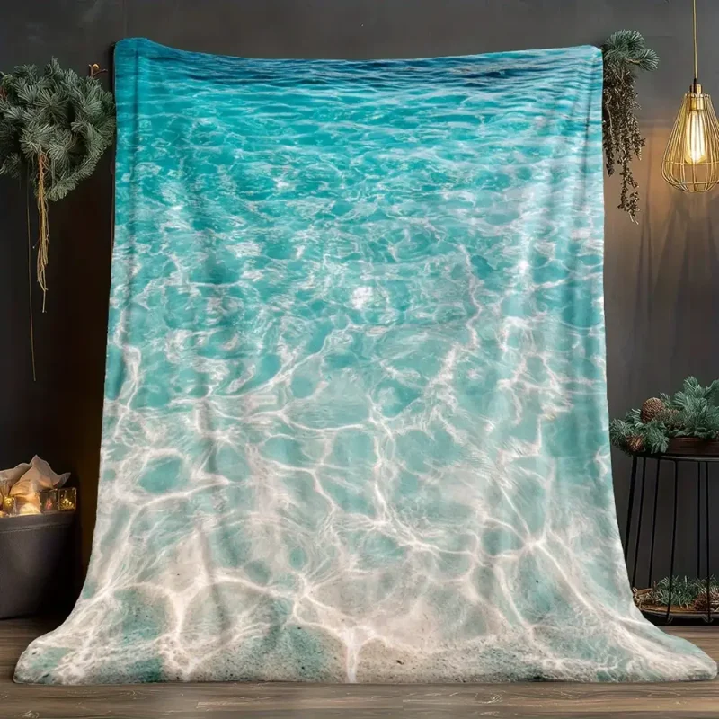Couverture Bleu Turquoise